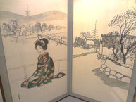 竹久夢二 加茂の露台/奈良の白壁