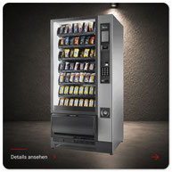 GUSTO 8 Snack- und Getränkeautomat für Flaschen und Dosen