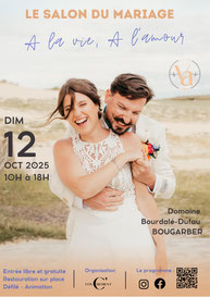Salon du Mariage A la Vie, A l'Amour - 12 Octobre 2025
