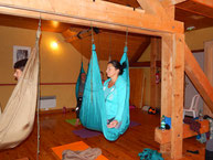 stage yoga aérien, yoga suspendu www.jyoti-yogi.com
