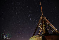 Kronplatz - Concordia vor Nachthimmel