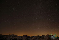 Dolomites by night