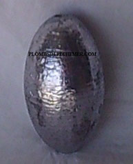 plombs de peche : OLIVE BOMBÉE PERCÉE