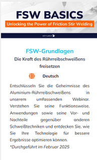 FSW-Grundlagen - Alles zum Thema Rührreibschweißen