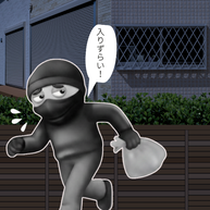 シャッターや面格子を設置しているのであきらめる泥棒