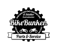  BikeBunker Logo Motorradwerkstatt NRW Stolberg Aachen Düren Eschweiler Logo Axel Städtler Enduro Superbike Caferacer Parts Service Zweiradmeister 