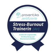 Bestätigung als Stress-Burnout Trainerin für Rosa Maria Roller