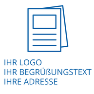 Individualisierte Bücher Leichte Sprache eigenes Logo