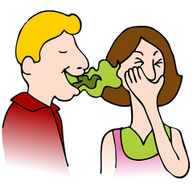 Bad breath is a sign of gum disease.