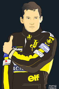 Ayrton Senna by Muneta & Cerracín¡