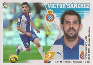 CROMO DE FÚTBOL - ESPAÑA - CAMPEONATO NACIONAL DE LIGA - 2.015/2.016 (EDICIONES ESTE - PANINI) VÍCTOR SÁNCHEZ - R.C.D. ESPANYOL - Nº 11 (NUEVO) 0,20€.