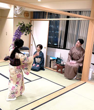 可笑先生の直接稽古風景