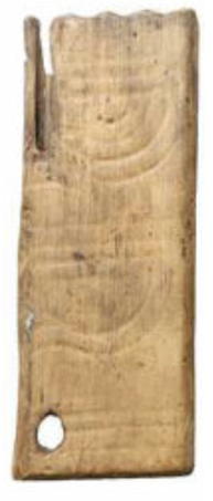 Flûte de Pan de London-Thames Exchange (Grande-Bretagne) en buis. Photo © Museum of London.