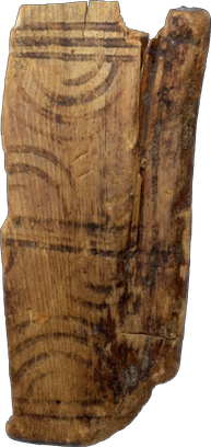 Flûte de Pan de Barbing-Kreuzhof (Allemagne), aujourd’hui Regensburg-Kreuzhof, en buis. Photo © Michael Preischl, Musée de Regensburg.