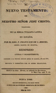 Scio Bible 1819 Title page online pdf