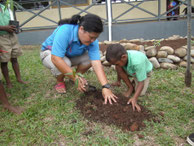 The first planting tree!