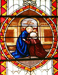 Sari d'Orcino - Vitrail de la Visitation