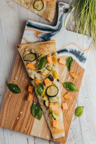 Flammkuchen ohne Zwiebeln