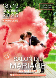 Salon du Mariage à Angoulême - 18 et 19 Octobre 2025