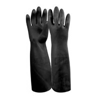 Par Guante Negro Industrial N8, N9, N10 de 45  CMS