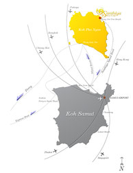 Koh Samui Archipel Karte