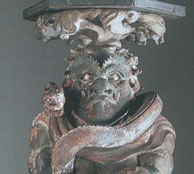 興福寺蔵 1215年龍燈鬼立立像 康弁作 国宝