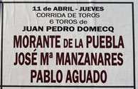 Toros de Juan Pedro Domecq pour Morante de la Puebla, José Maria Manzanares et Pablo Aguado