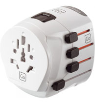 Go Travel Worldwide Adapter Earthed