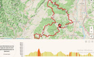 Le parcours 156 km...