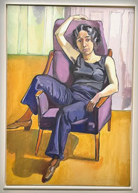 Alice Neel, Marxist Girl (Irene Peslikis), 1972, Private Collection 