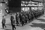 Das erste uniformierte Auftreten in Berleburg 1961