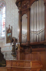 Détail de l'Orgue en l'Eglise St-Pierre