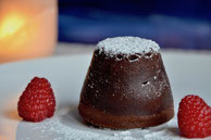 Schokoladenkuchen mit flüssigem Kern- Foodblog 
