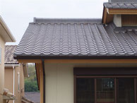 いぶし和瓦　Japanese style "IBUSHI KAWARA" roof