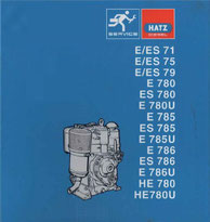  Reparatur-Buch Hatz E/ES71, E/ES75, E/ES79, E/ES780, E/ES785