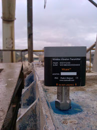 Wi-care Sensor mit Funktechnik, mit Magnetbefestigung