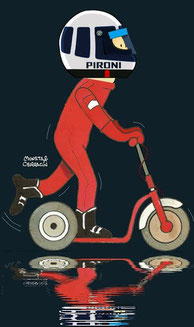 Didier Pironi by Muneta & Cerracín