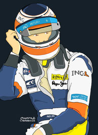David Coulthard by Muneta & Cerracín