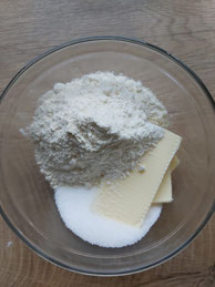 Zutaten für die Streusel