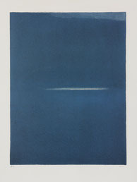 Geneviève Asse, Ouverture de la nuit, 1975, lithographie, collection artothèque du musée des beaux-arts de Brest. © ADAGP, Paris, 2015.