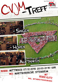 vergrößerbarer Flyer: CVJM-Treff