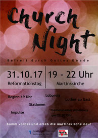 Churchnight-Flyer (vergrößerbar)