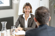 Marita Bühler als Coach mit Klienten