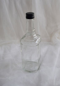 Glasflasche für Serviettentechnik