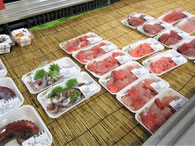 同店自慢の鮮魚売り場。