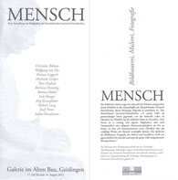 Mensch 17.07.-14.08.2011 Galerie im Alten Bau Geislingen