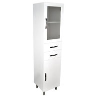Fienza Unicab® Tallboy, 1 Glass Panel Door & 2 Drawers