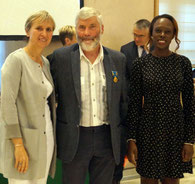 Jean-François CAUCHOIS, Madame la préfète Fabienne BUCCIO et la députée Sylla SYRA