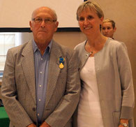 Michel MAISONNEUVE et Madame la préfète Fabienne BUCCIO