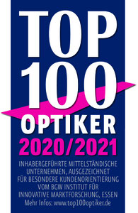 Auszeichnung TOP 100 Optiker 2020/2021